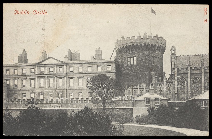 Dublin Castle. Process print, 1904.
