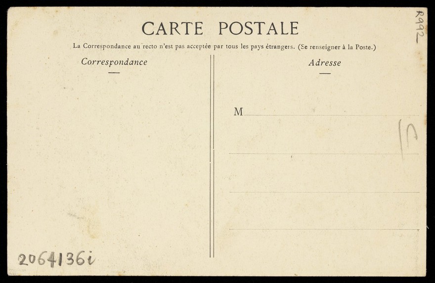 M. de Sternac in drag as one of the Barrison sisters. Process print, ca. 1901.