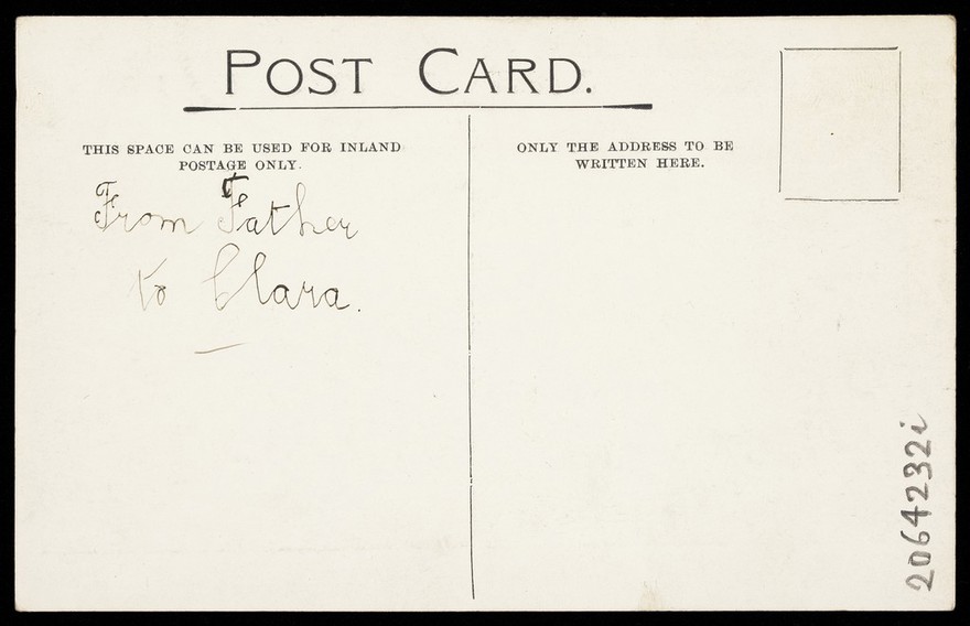 Louis Vincent in drag holding a drinking glass. Process print, ca. 1905-1910.