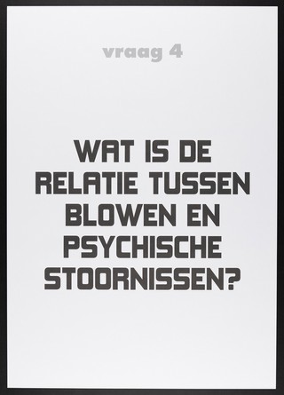 Six questions about drug abuse and six answers. Lithograph, ca. 2000.