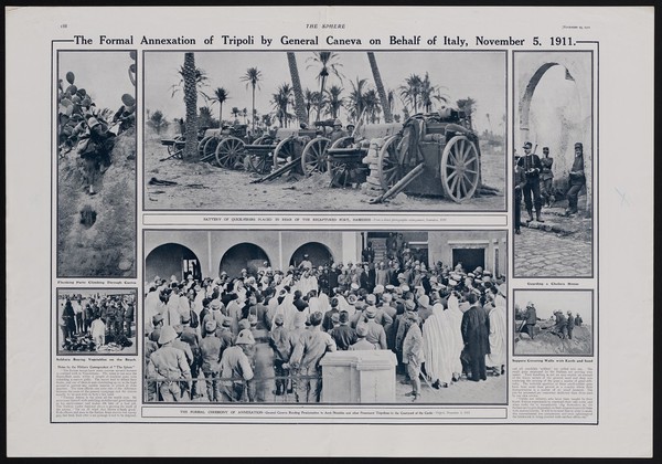 With the field hospitals of the Italians : illustrated from direct photographic views obtained in Tripoli, November,  1911.