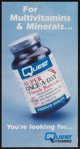 For odourless garlic... for multivitamins & minerals... : you're looking for Quest Vitamins / Quest Vitamins.