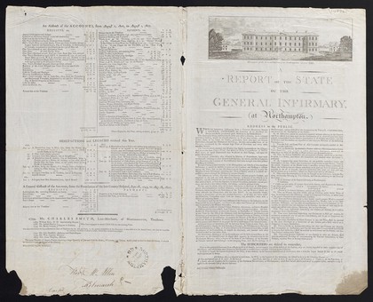 A report of the state of the General Infirmary (at Northampton).