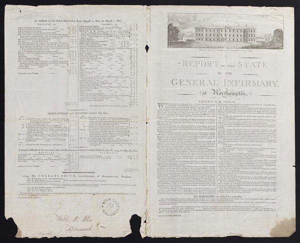 A report of the state of the General Infirmary (at Northampton).