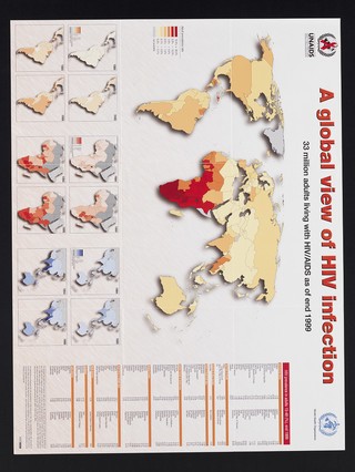 A global view of HIV infection : 33 million adults living with HIV/AIDS as of end 1999 / Joint United Nations Programme on HIV/AIDS, World Health Organization.