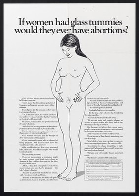 If women had glass tummies would they ever have abortions? / Society for the Protection of Unborn Children.