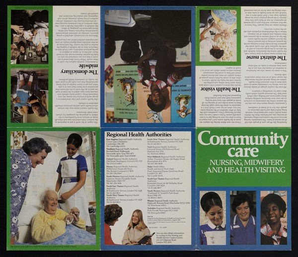 Community care : nursing, midwifery and health visiting / prepared for the Department of Health and Social Security by the Central Office of Information.