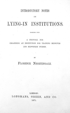 view notes on lying-in institutions