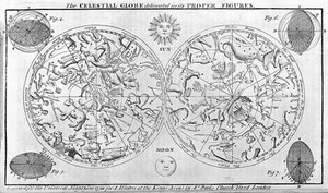 view Celestial Globe, 1750, Universal Magazine