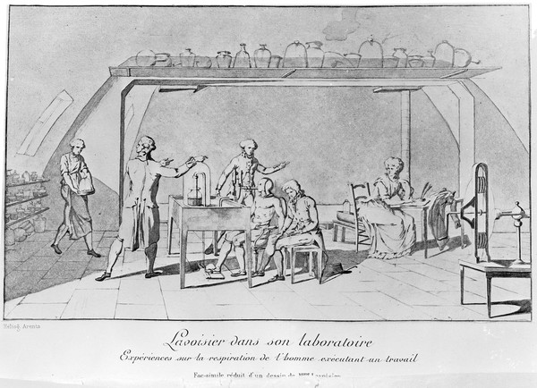 Lavoisier : 1743-1794 d'après sa correspondance, ses manuscrits, ses papiers de famille et d'autres documents inédits / par Édouard Grimaux. Avec dix gravures hors texte en taille-douce et en typographie.