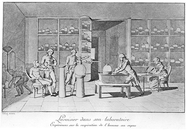 Lavoisier : 1743-1794 d'après sa correspondance, ses manuscrits, ses papiers de famille et d'autres documents inédits / par Édouard Grimaux. Avec dix gravures hors texte en taille-douce et en typographie.