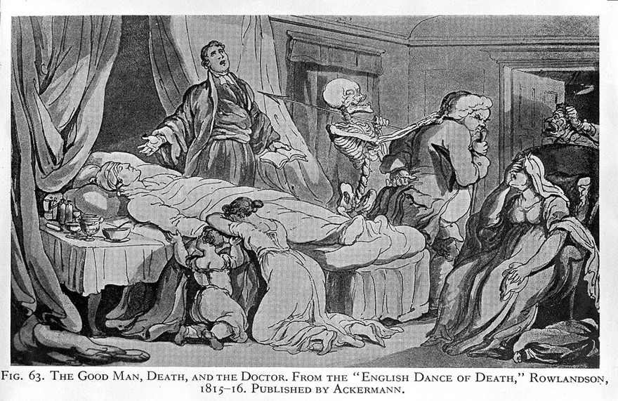 The physician of the dance of death : a historical study of the evolution of the dance of death mythus in art / by Aldred Scott Warthin ... with 92 illustrations.