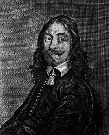 Thomas Bartholin. Line engraving by J. Suyderhoef, 1651, after C. van Mander III.