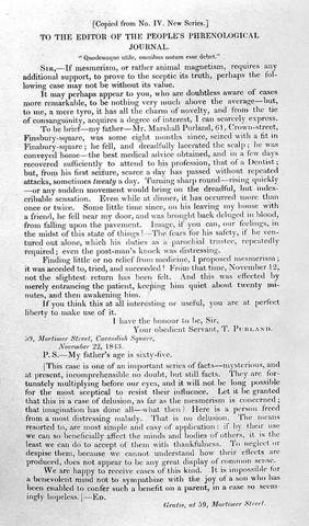 Dental memoranda / collected by T. Purland (1844).