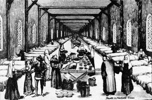 view St. Bartholomew's Hospital, Mediaeval Period.