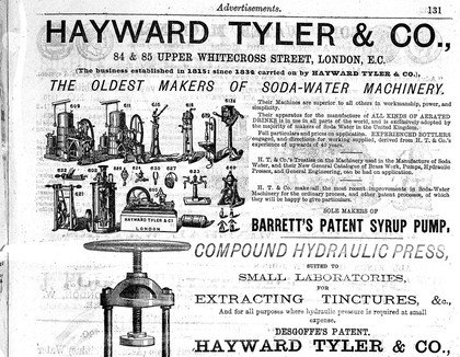 Apparatus for making of soda water