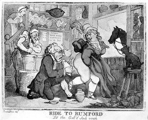 view T. Rowlandson "Ride to Rumford"