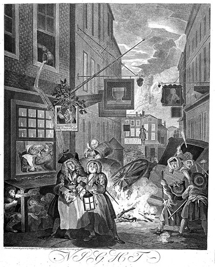 The works of William Hogarth, from the original plates restored by James Heath ... with the addition of many subjects not before collected: to which are prefixed, a biographical essay on the genius and productions of Hogarth, and explanations of the subjects of the plates / by John Nichols.