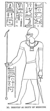 Imhotep, the vizier and physician of King Zoser and afterwards the Egyptian god of medicine / by Jamieson B. Hurry.