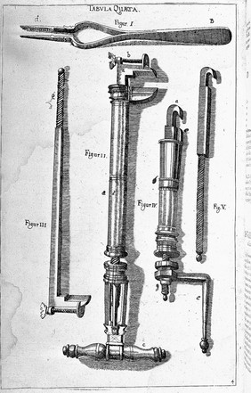 Cheiroplotheke, seu ... Armamentarium chirurgicum : ... Opus posthumum ... in quo tot, tam veterum ac recentiorum instrumenta ab authore correcta, quàm noviter ab ipso inventa, quot ferè hodiè ad usitatas operationes manuales feliciter peragendas requiruntur ... depicta reperiuntur / ... Nunc primum in lucem editum, studio et opera Joannis Sculteti, authoris ... nepotis.