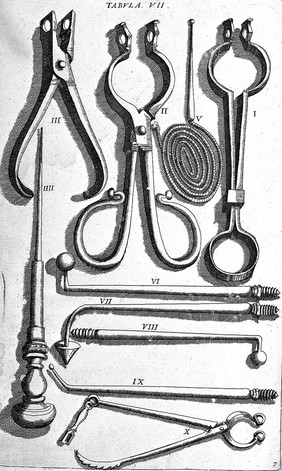 Cheiroplotheke, seu ... Armamentarium chirurgicum : ... Opus posthumum ... in quo tot, tam veterum ac recentiorum instrumenta ab authore correcta, quàm noviter ab ipso inventa, quot ferè hodiè ad usitatas operationes manuales feliciter peragendas requiruntur ... depicta reperiuntur / ... Nunc primum in lucem editum, studio et opera Joannis Sculteti, authoris ... nepotis.