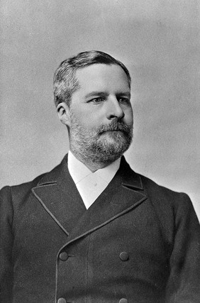 Portrait of S.W. Bushell, 1844-1908, from a photograph lent by his son Captain Hugh Bushell, 1963.