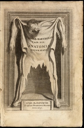 Anatomia, ex Caspari Bartholini parentis Institutionibus, omniumque recentiorum et propriis observationibus tertiùm ad sanguinis circulationem reformata / Thomæ Bartholini Casp. F.