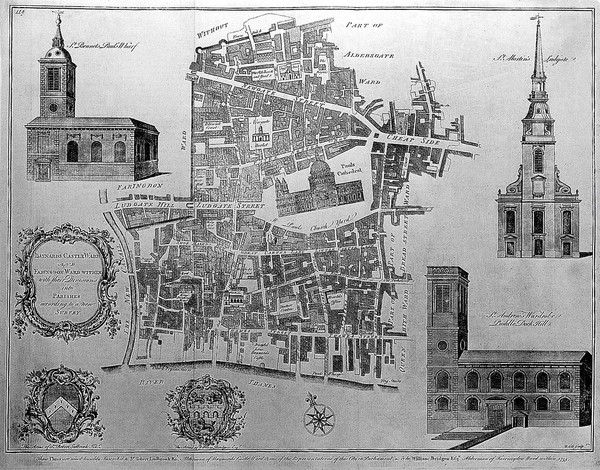 The history of London from its foundation to the present time ... Including the several parishes in Westminster, Middlesex, Southwark, &c., within the bills of mortality / By William Maitland, F.R.S.
