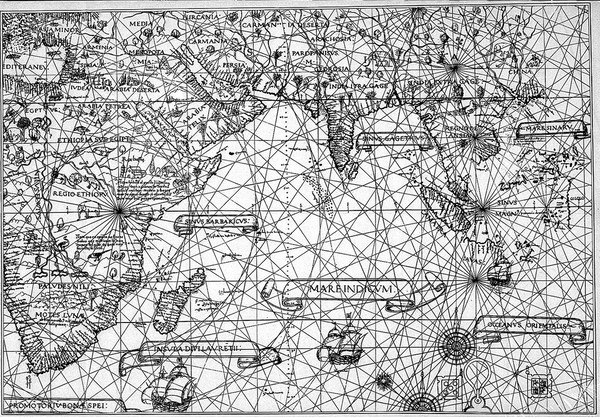 Diego Ribero's map of the world, 1529.