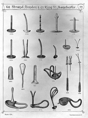 Intra-uterine stem pessaries.