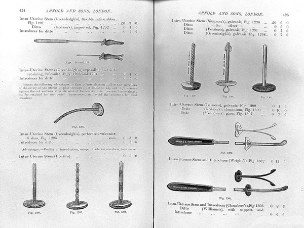 Catalogue of surgical instruments / Arnold & Sons.