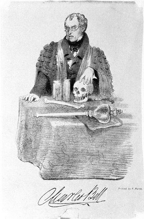 Sir Charles Bell, lecturing at the Royal College of Surgeons