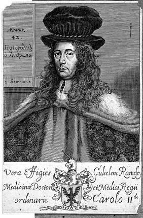 William Ramesey. Line engraving by W. Sherwin, 1668.