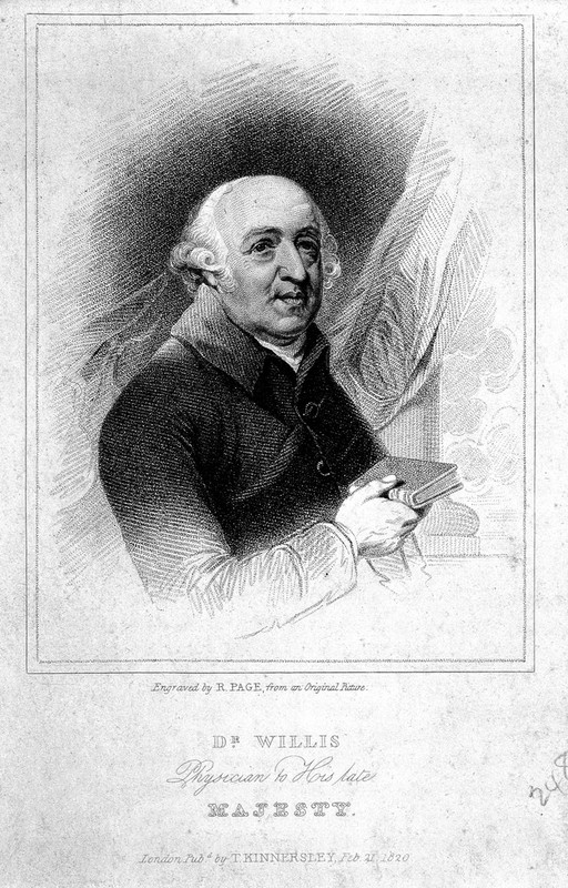 Engraving: portrait of Francis Willis