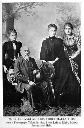 M. Sklovodski with his three daughters.