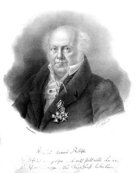 Karl Asmund Rudolphi. Lithograph by J.F.A. Schall after H. Löwenstein.