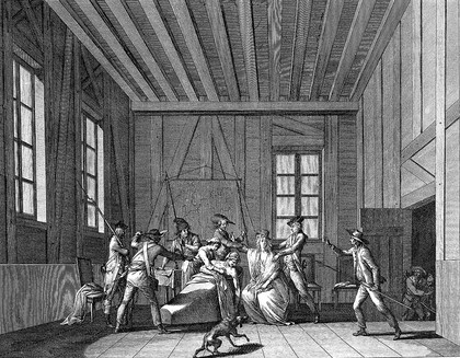 Assassination of Jean Paul Marat.