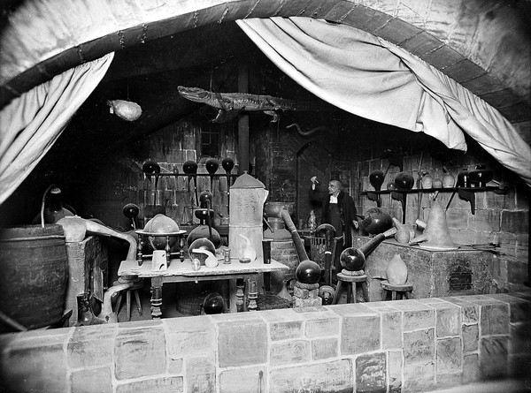 Alchemist's Laboratory showing original apparatus.