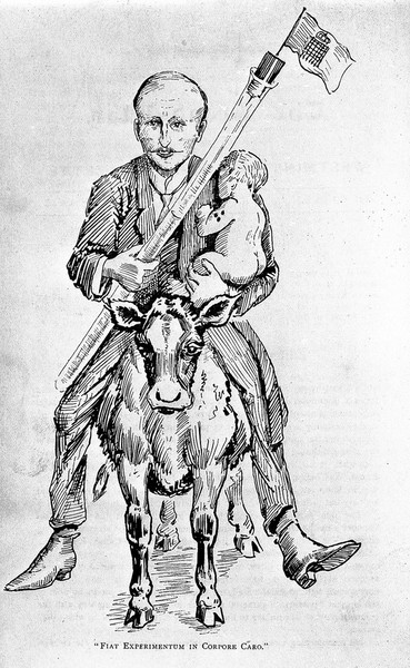 Cartoon portrait of Sydney Copeman