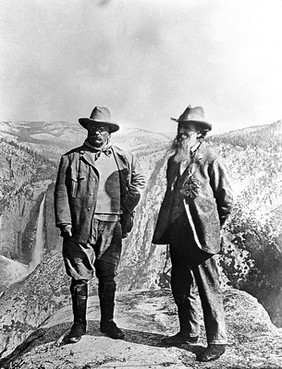 Theodore Roosevelt with John Muir