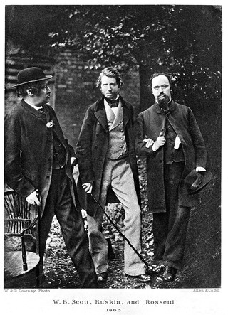 John Ruskin, D.G. Rossetti and W.B. Scott