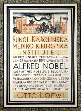 Henry Dale: Nobel prize awarded in 1936