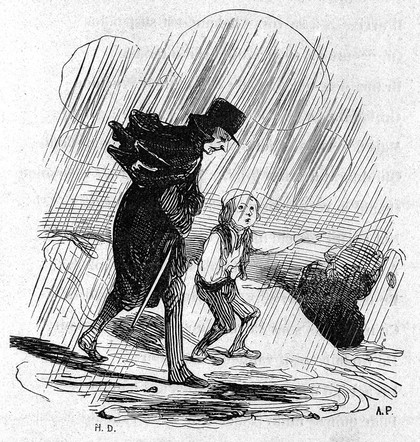 Némésis médicale illustrée, recueil de satires ... / F. Fabre ; revue et corrigée ... avec soin par l'auteur: contenant trente vignettes dessinées par M. Daumier.