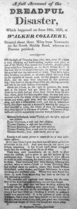 view Mining: A full acount of the dreadful disaster...1823