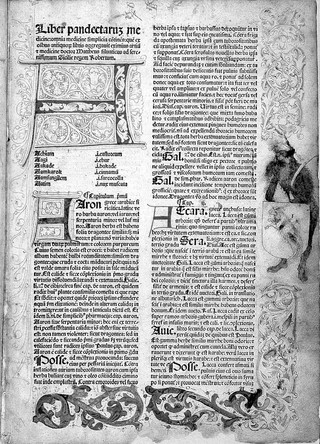 Liber pandectarum medicinae / [Matteo Silvatico].
