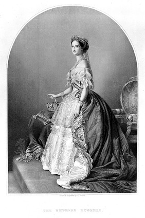 Portrait of Eugenie, Empress of the French (1826-1920)