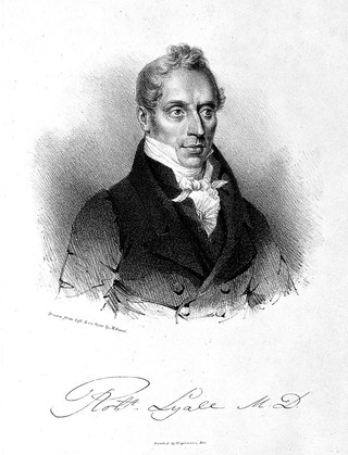 Robert Lyall. Lithograph by M. Gauci.
