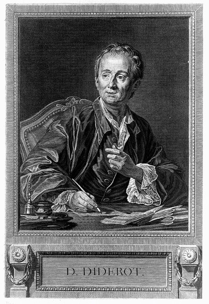 Portrait of Denis Diderot