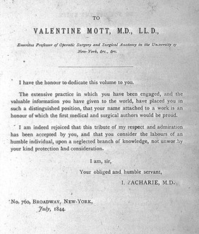 Surgical and practical observations on the diseases of the human foot : with instructions for their treatment / by I. Zacharie.