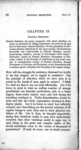 On the origin of species by means of natural selection, or, The preservation of favoured races in the struggle for life / by Charles Darwin.